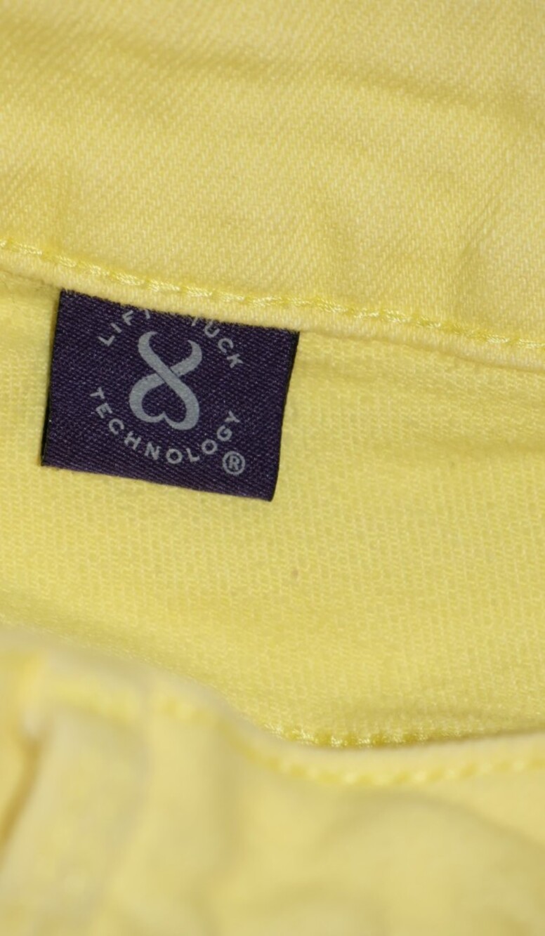 NYDJ (Not Your Daughter's Jeans) Pastel Yellow Alisha Fitted Ankle Jeans. - Picture 12 of 14
